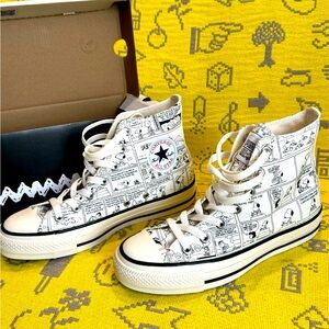 Peanuts x Converse comic Chuck Taylors - size W 7.5 / M 6.5 - brand new